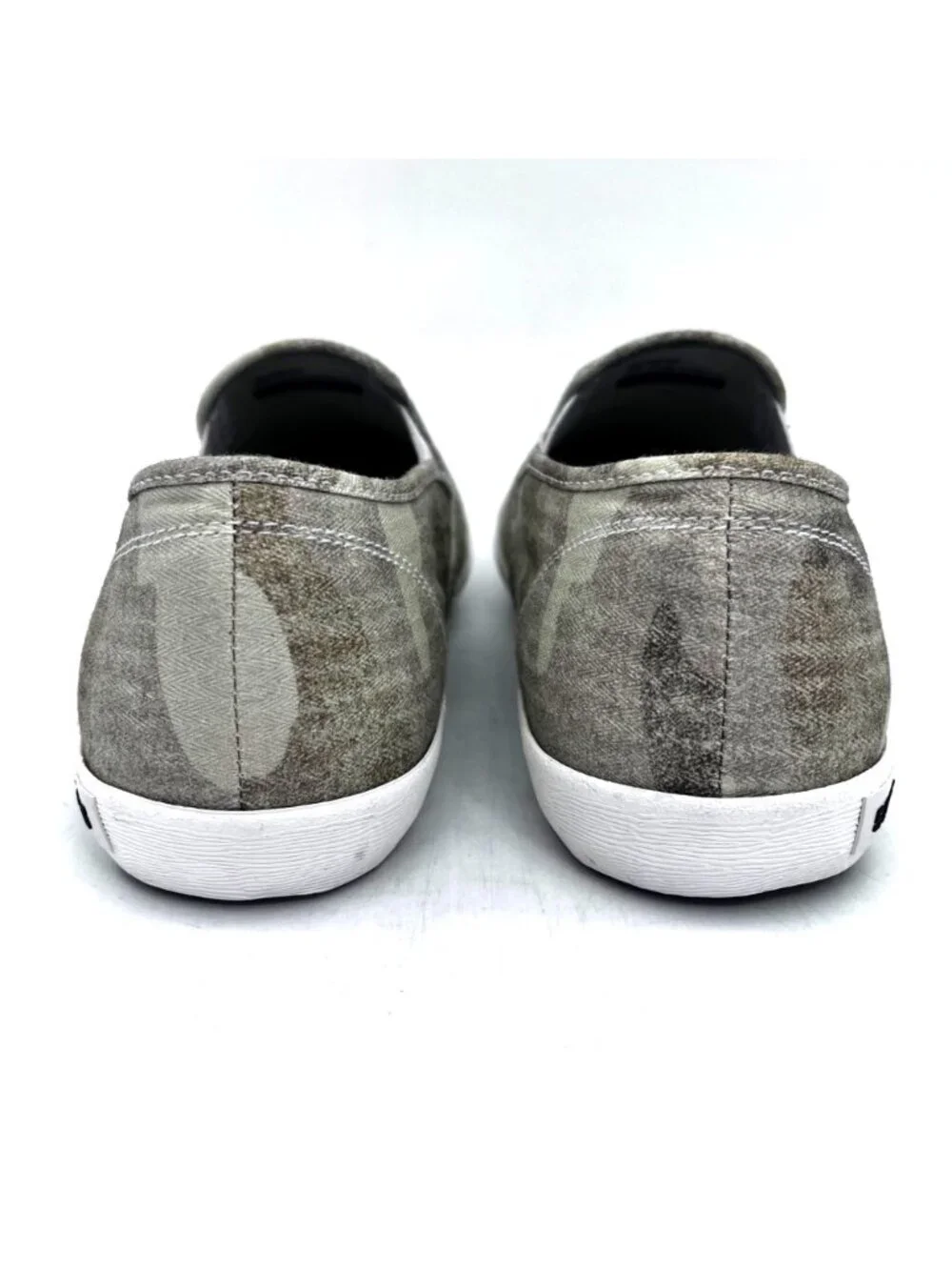 SeaVees Baja Slip-On Cream Camouflage Herringbone Twill Casual Womens Shoes US 8 - Picture 6 of 12